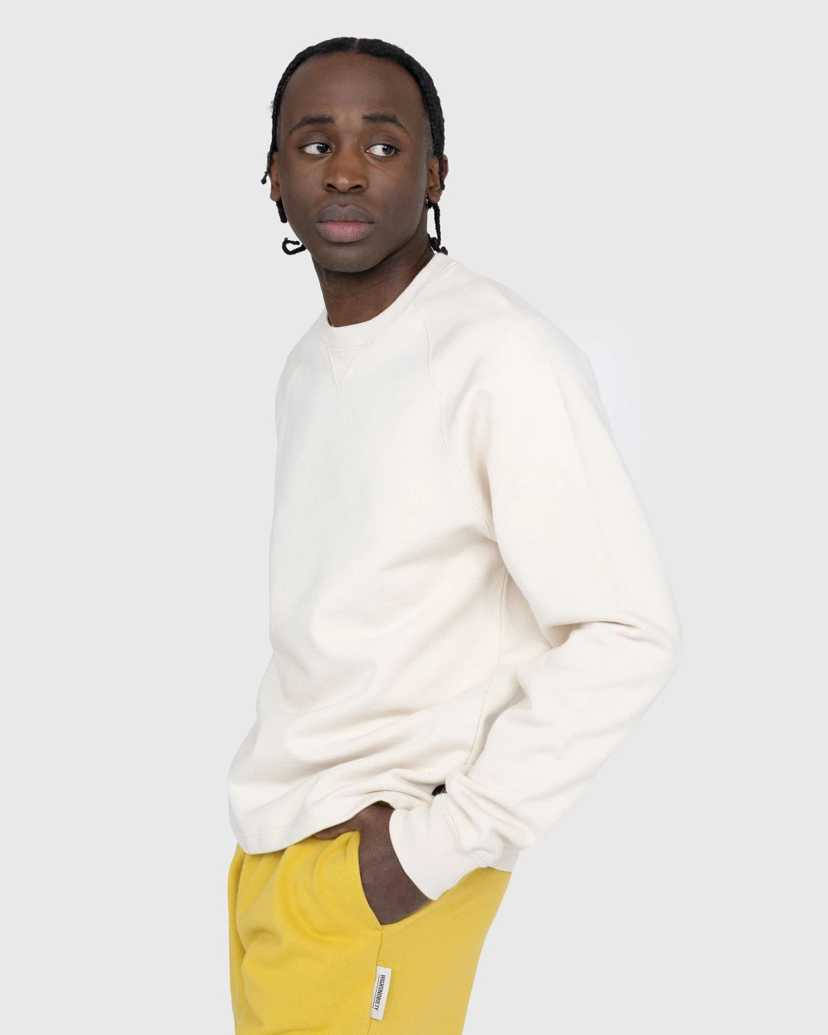 Highsnobiety β Heavy Fleece Crew Ivory - Image 6