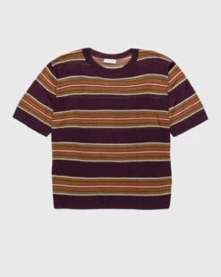 Dries Van Noten – Mias Knit T-Shirt Burgundy