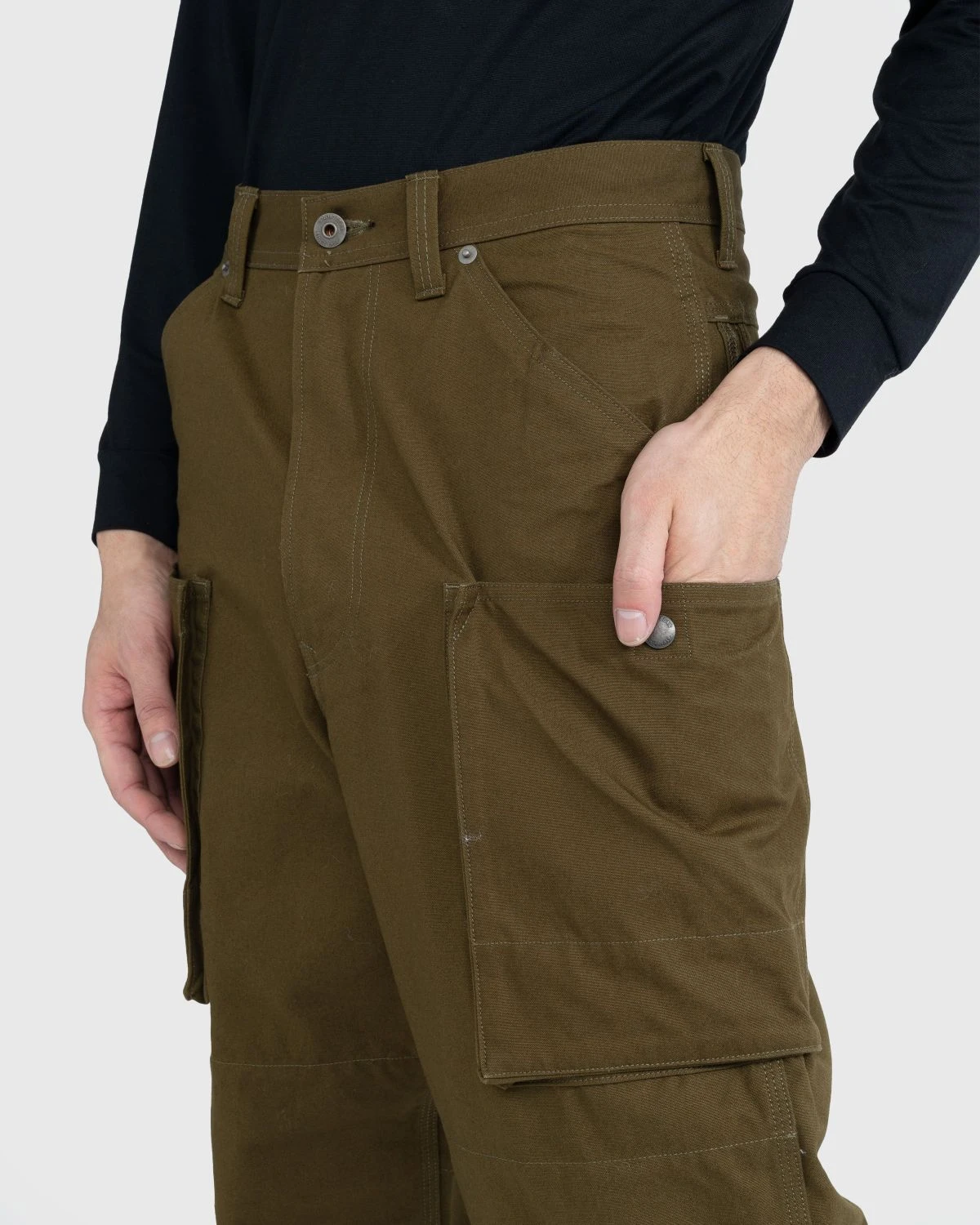Snow Peak – Takibi Canvas Pants Olive Green - Image 5