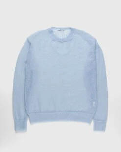 Auralee – Kid Mohair Sheer Knit Light Blue