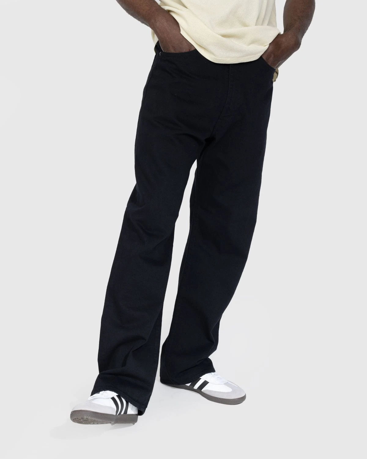 Auralee β Selvedge Light Denim Pants Black - Image 2