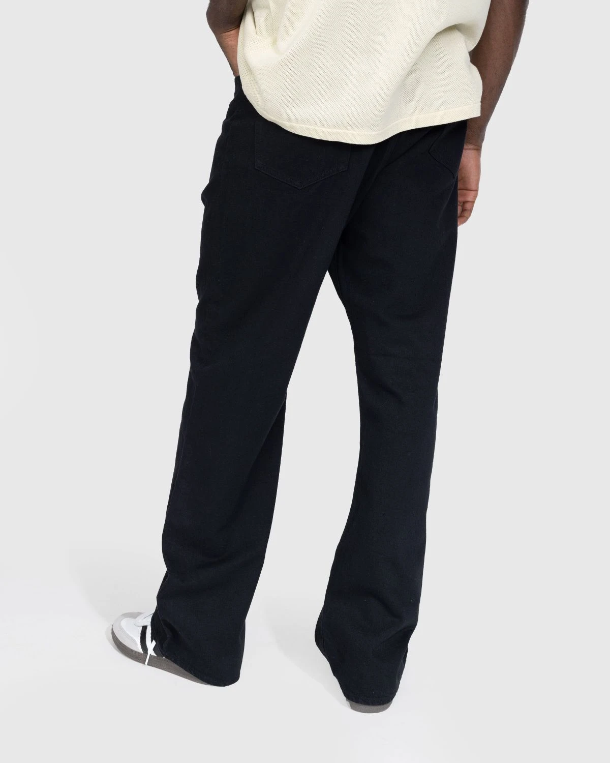 Auralee β Selvedge Light Denim Pants Black - Image 3