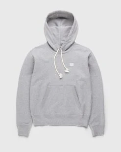 Acne Studios – Face Logo Hoodie Grey