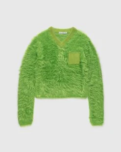 Acne Studios β Fluffy V-Neck Jumper