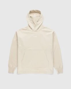 Acne Studios – Organic Cotton Logo Hoodie Champagne Beige