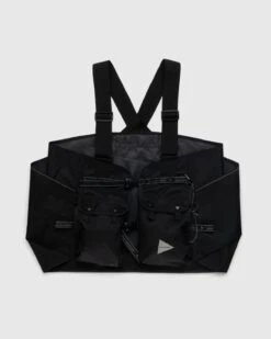 And Wander – Field Vest Black