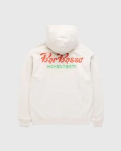Bar Basso X Highsnobiety – Logo Hoodie Eggshell