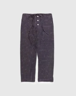 Bode – Midnight Grid Pajama Pant