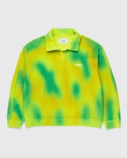 Bonsai – Spray Dyed Longsleeve Polo Yellow