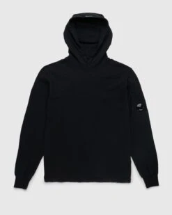 C.P. Company – Light Fleece Hoodie Black