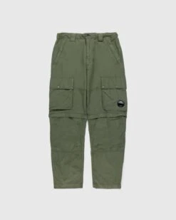 C.P. Company – Flatt Nylon Zipped Cargo Pants Bronze Green