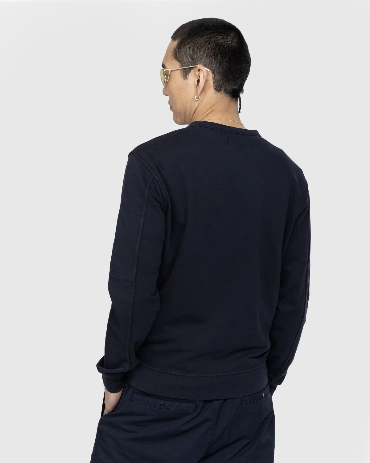 C.P. Company β Light Fleece Sweatshirt Blue - Image 3