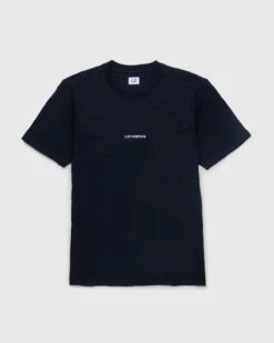 C.P. Company – 30/1 Logo T-Shirt Blue