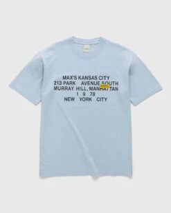 Highsnobiety – New York Line Short Sleeve Jersey Light Blue