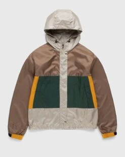 Highsnobiety – Mix Panel Parka Brown/Green