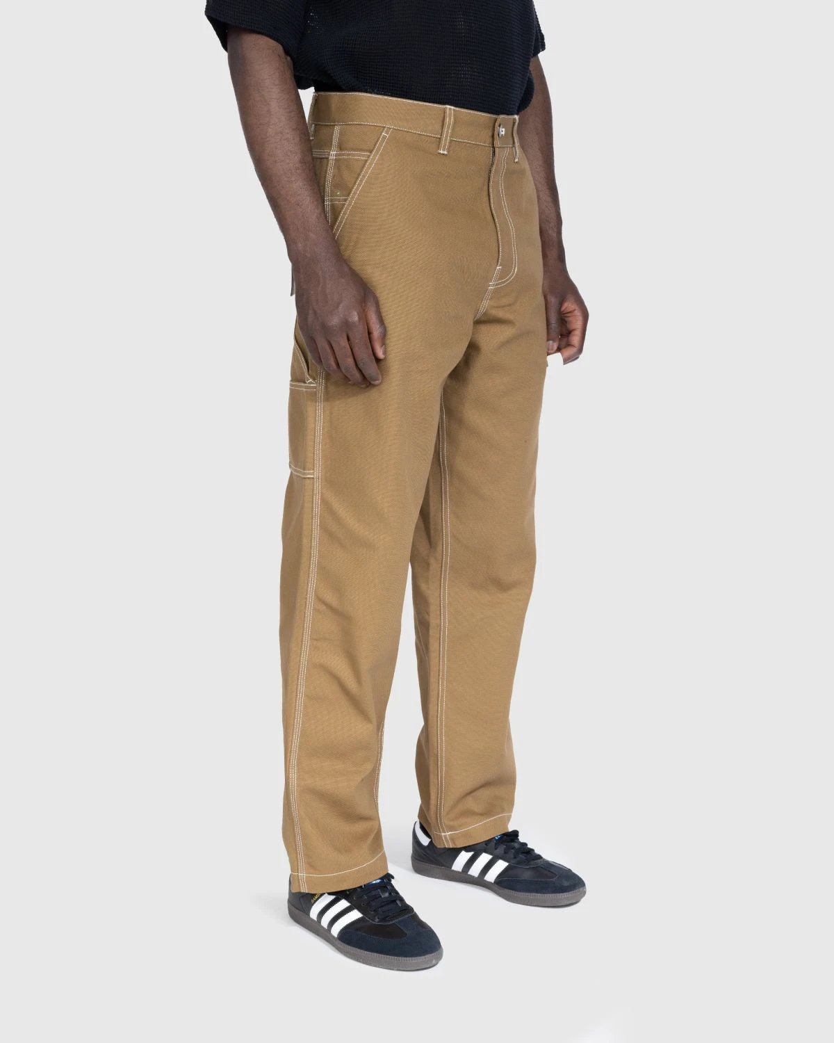 Highsnobiety – Carpenter Trouser Dark Beige - Image 5