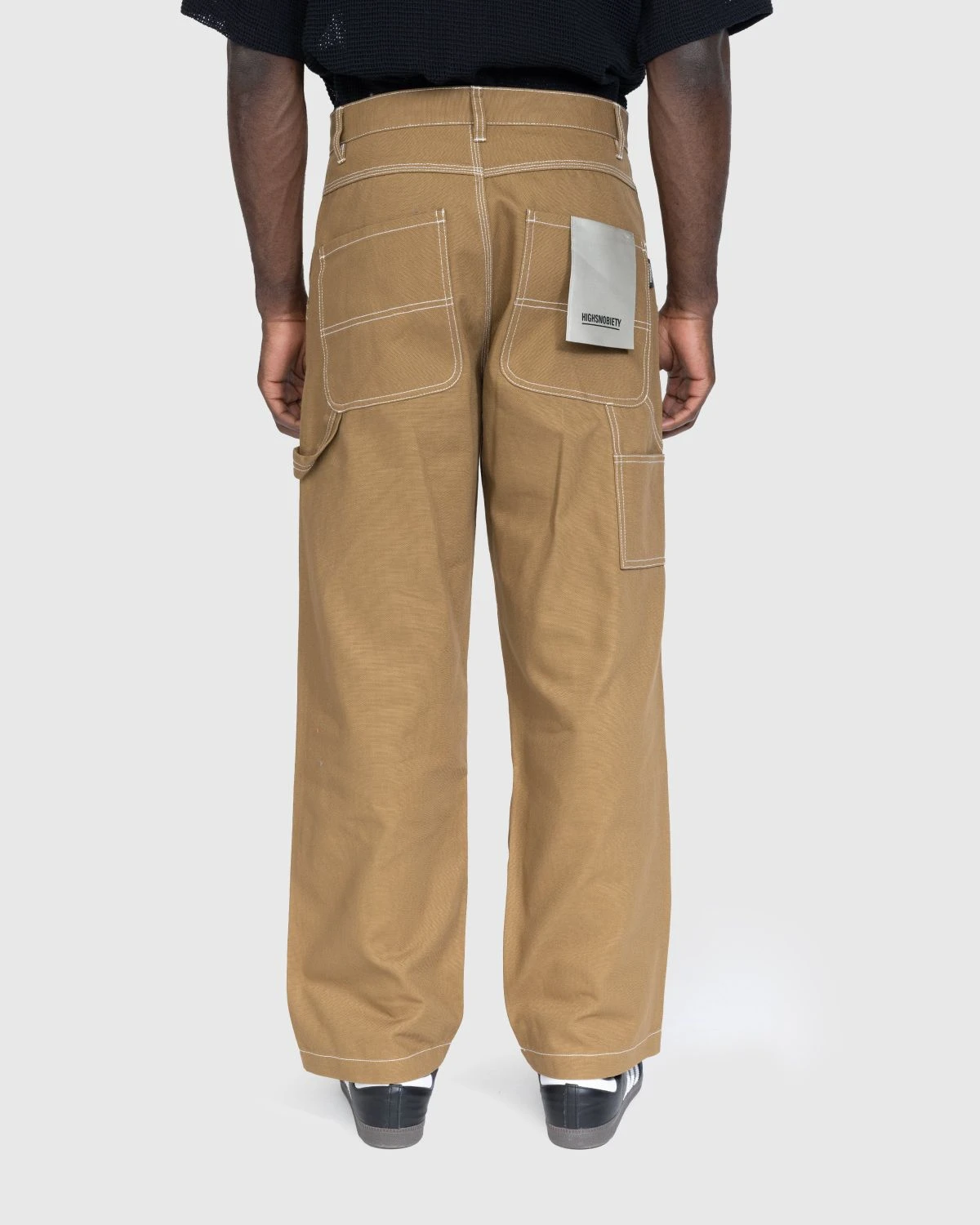 Highsnobiety – Carpenter Trouser Dark Beige - Image 4