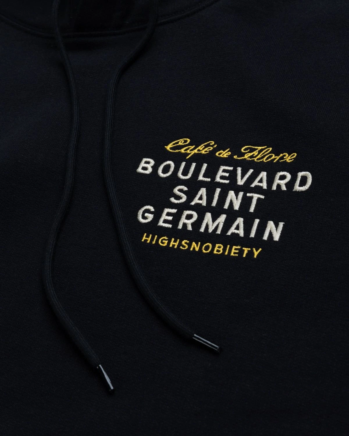 Café De Flore X Highsnobiety – Hoodie Black CDF - Image 6