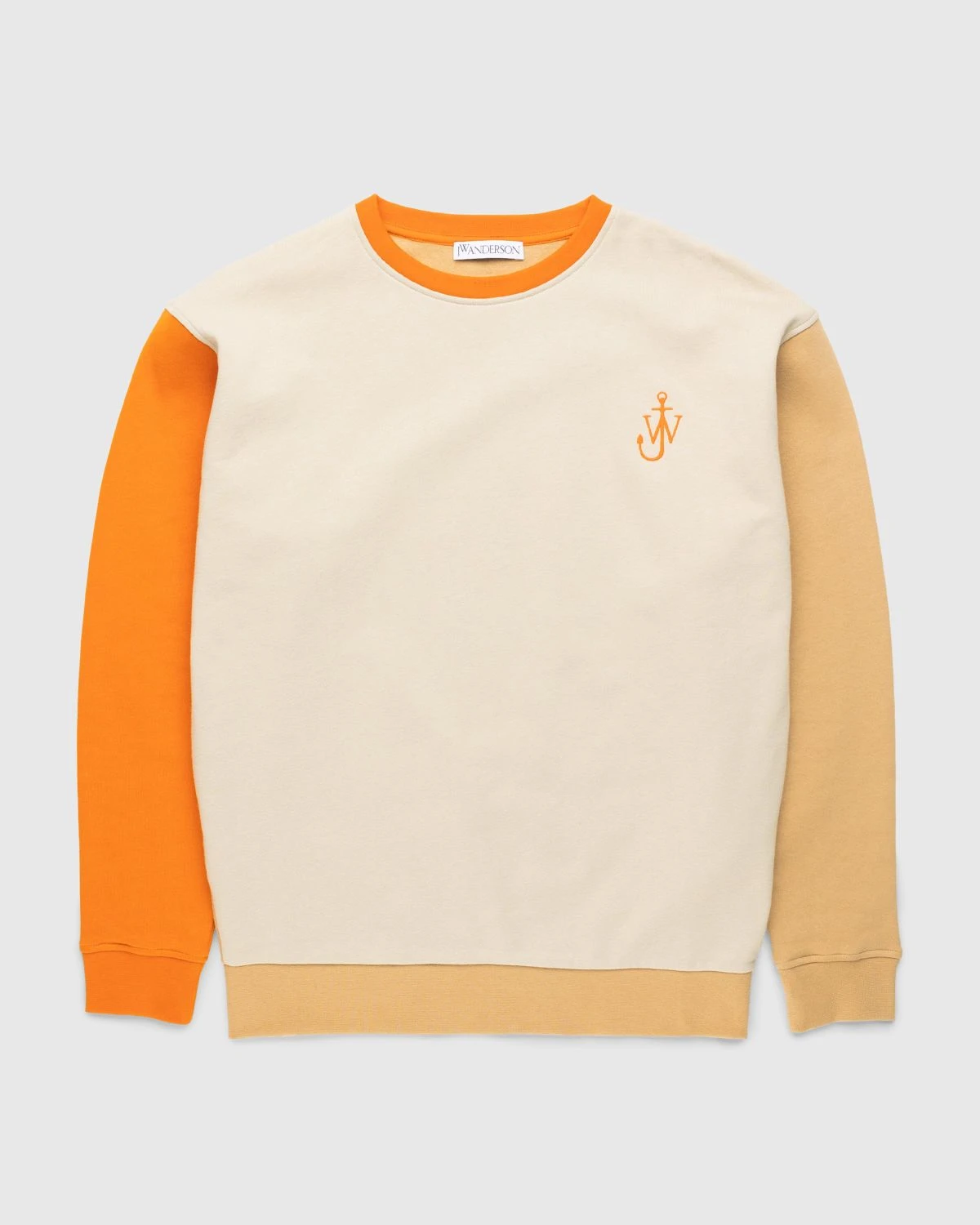 J.W. Anderson β Color Block Sweatshirt Beige