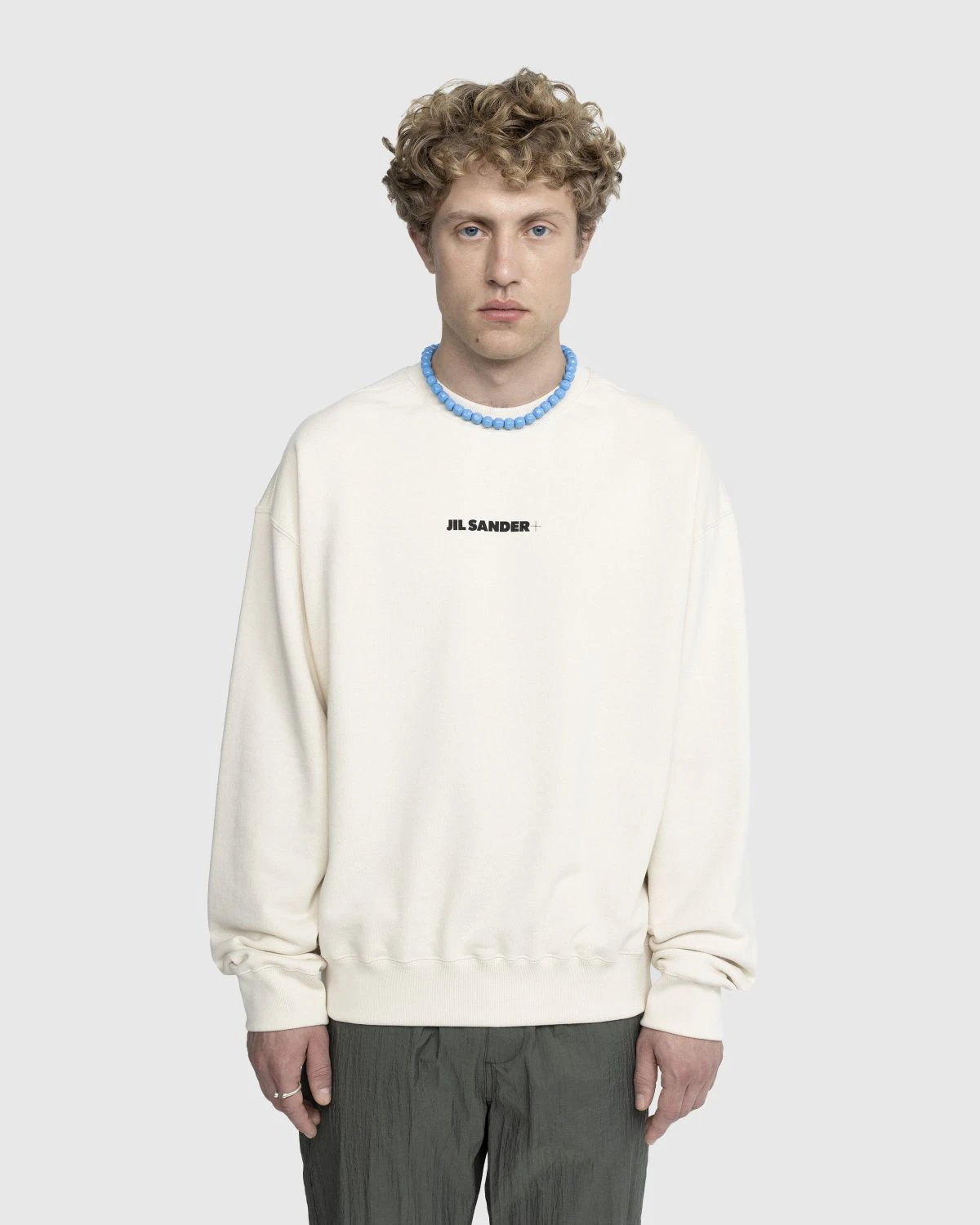 Jil Sander β Logo Sweatshirt Beige - Image 2