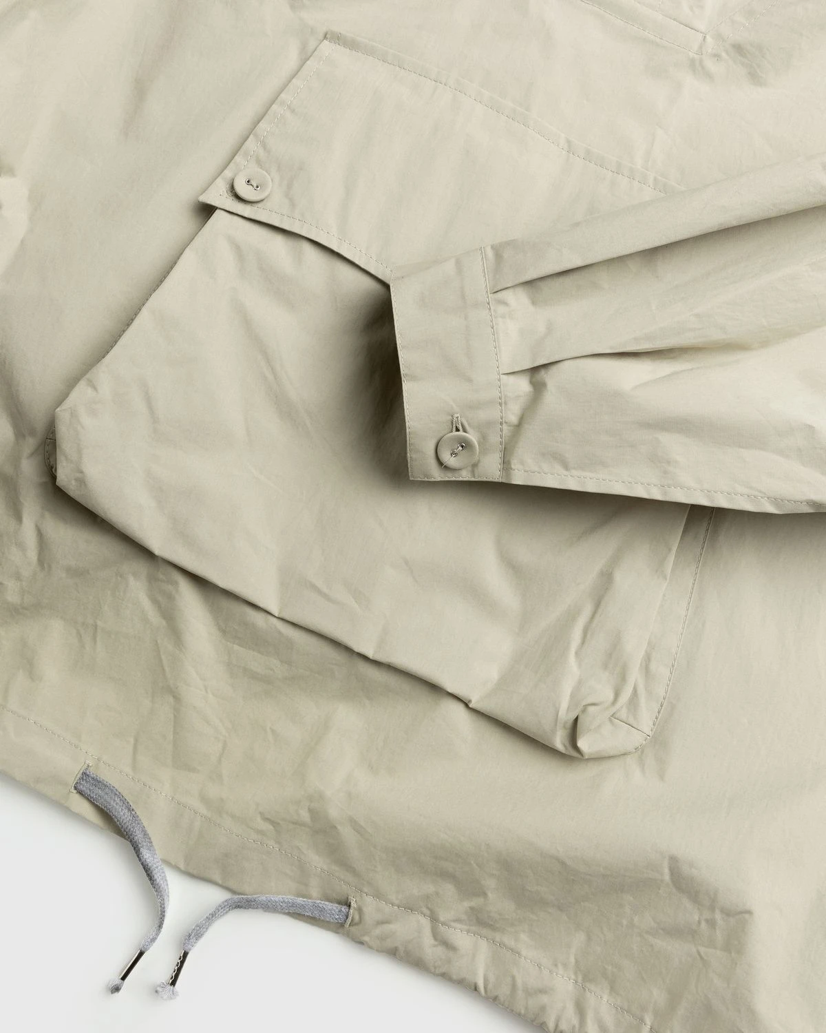 Maison Margiela β Coated Cotton Hooded Jacket Cream - Image 7