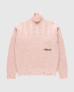 Marni – Wool Turtleneck Pink