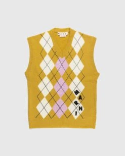 Marni – V-Neck Vest Yellow