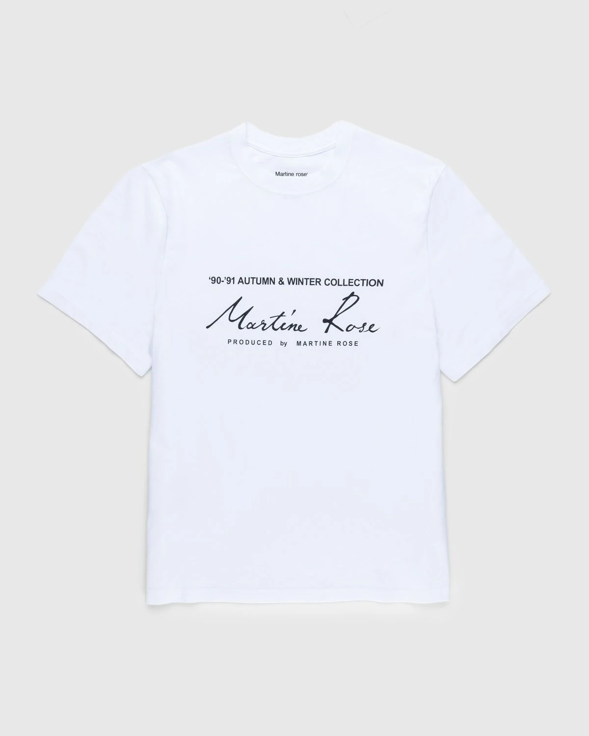 Martine Rose β Classic S/S T-Shirt White
