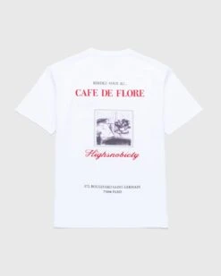 Café De Flore X Highsnobiety – Short Sleeve T-Shirt White 2