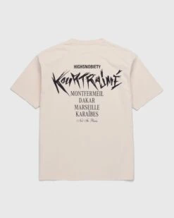 École Kourtrajmé X Highsnobiety – Short Sleeve T-Shirt Eggshell 1
