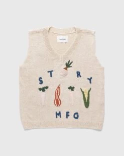 Story Mfg. – Party Vest Squash White