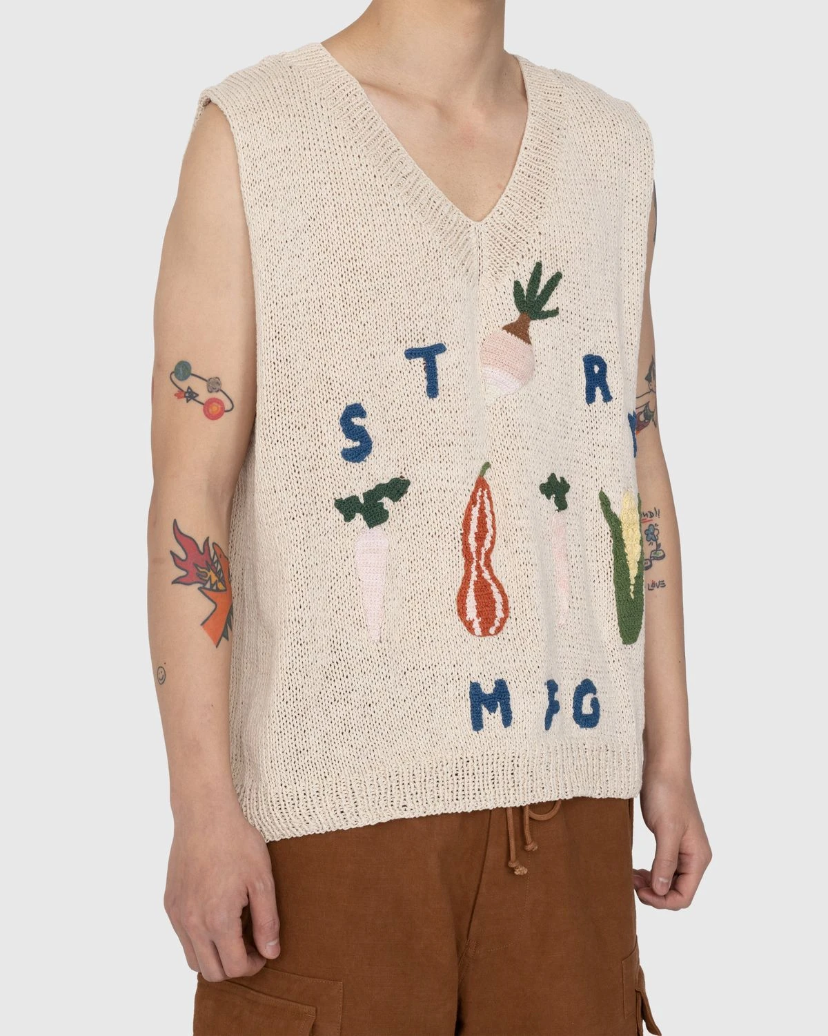 Story Mfg. – Party Vest Squash White - Image 3