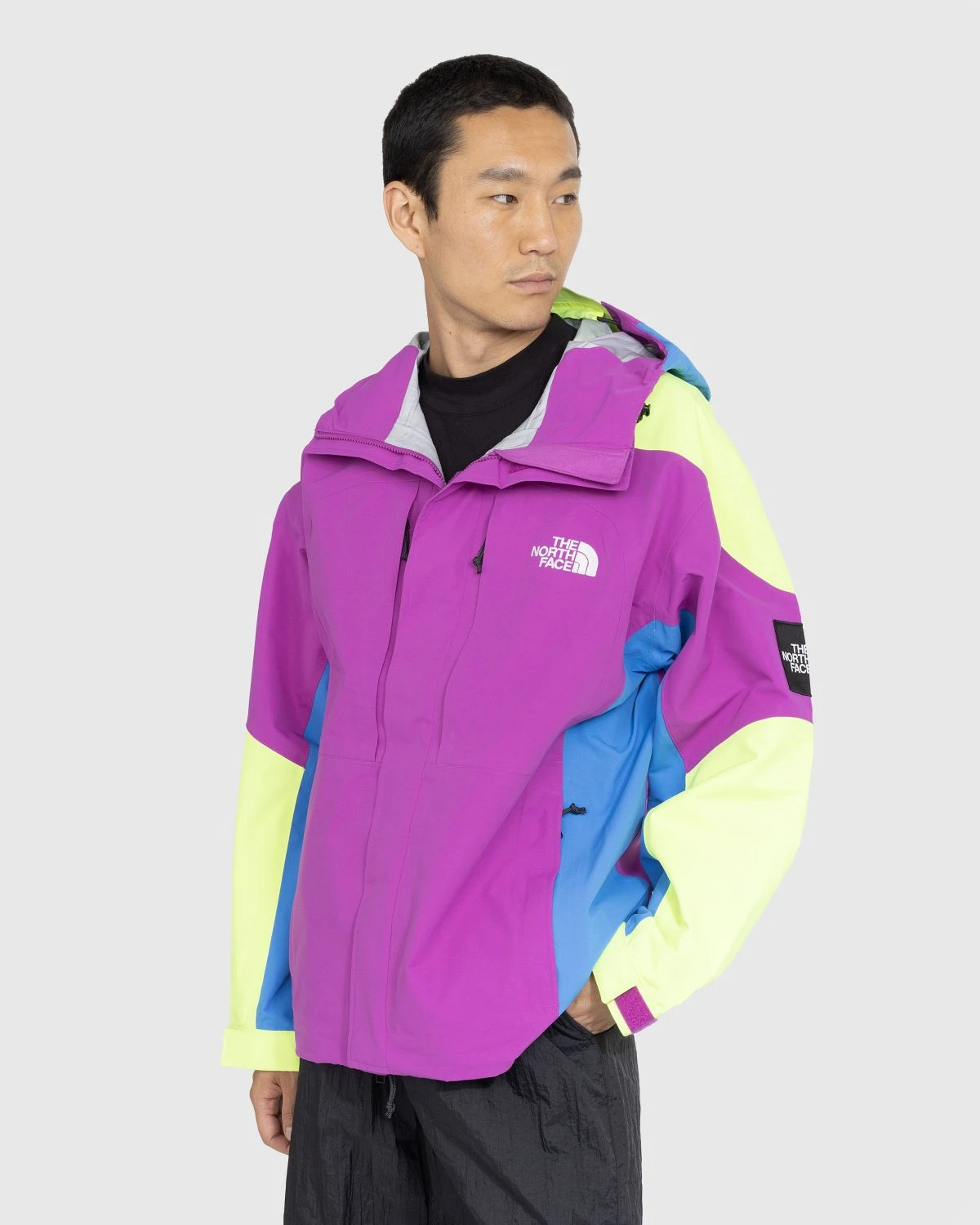 The North Face – 3L DryVent Carduelis Jacket Purple Cactus Flower/LED Yellow/Super Sonic Blue - Image 2