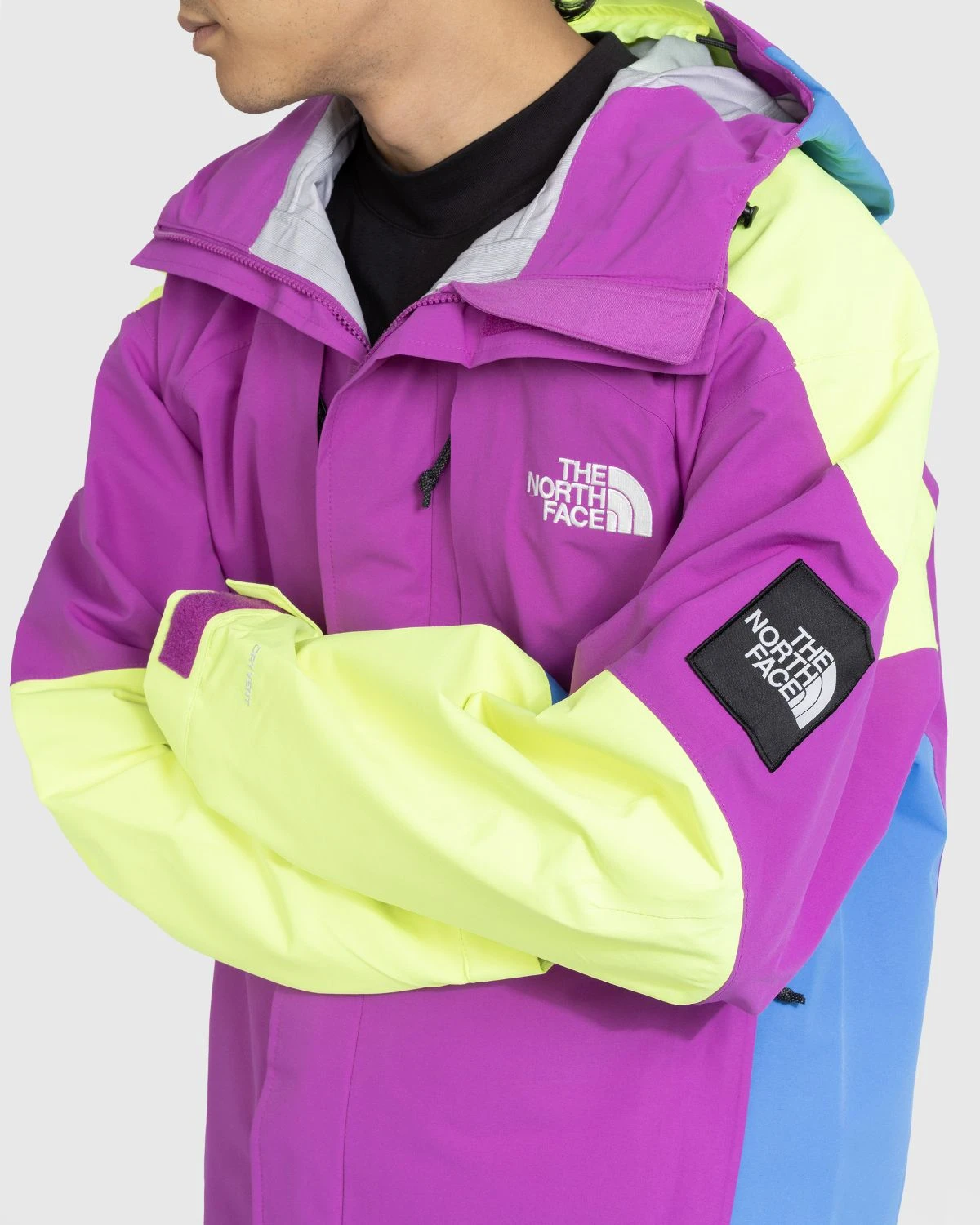 The North Face – 3L DryVent Carduelis Jacket Purple Cactus Flower/LED Yellow/Super Sonic Blue - Image 4